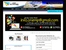 Tablet Screenshot of 1malaysiaprinting.com.my